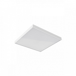 Светодиодный светильник VARTON A070 2.0 офисный встраиваемый/накладной 35 W 3000 K 595х595х50 мм IP40 с рассеивателем призма диммируемый по протоколу DALI