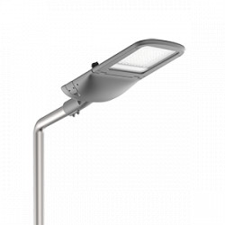 Светодиодный светильник VARTON уличный Tornado Plaza крепление на консоль 135 W 5000 K RAL7045 серый муар DALI ZHAGA