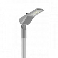 Светодиодный светильник VARTON уличный Levante Road 40 W кронштейн 48 мм 3000 K 1..10V NEMA RAL7045 серый муар