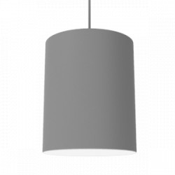 Светодиодный светильник VARTON DL-Roll подвесной 24 W 3000 К 140х170 мм RAL7045 серый муар с рассеивателем опал DALI
