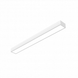 Светодиодный светильник VARTON Gexus Line Down 1500x160x100 мм 50 W 4000 К RAL9003 белый муар опал-микропризма DALI