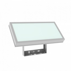 Светодиодный светильник VARTON Cuper 75 W 4000 K IP54 с рассеивателем опаловое закаленное стекло RAL7045