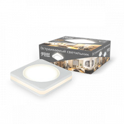 Светильник Gauss Backlight BL100 Квадрат. Белый, 5W, LED 3000K 1/60