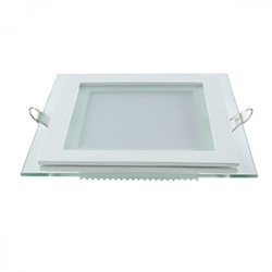 Светильник Gauss Glass кв 6W 450lm 3000K 220-240V IP20 монт Ø70х70 100*100*35 с дек стеклом LED 1/40