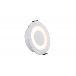 DK2700-WH Встраиваемый светильник, IP 20, 7 Вт, LED 3000, белый, алюминий
