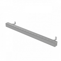 Светодиодный светильник VARTON архитектурный Regula 2.0 900 мм 18 W GREEN 20x40 градусов RAL7045 серый муар