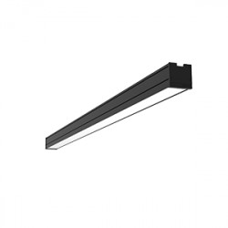Светодиодный светильник VARTON Mercury Pro накладной 15 W 4000 К 1010х65х65 мм IP54 RAL9005 черный муар с рассеивателем опал аварийный автономный постоянного действия