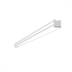 Светодиодный светильник VARTON Mercury Pro накладной 67 W 4000 К 2002х65х65 мм IP54 RAL9003 белый муар с рассеивателем опал, с декоративным проводом 2 м и комплектом подвесов 2 м