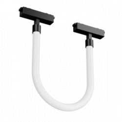 Светодиодный светильник VARTON трековый подвесной Flex Tube Opal L500 для магнитной системы Galakti 244x26x315 мм 8 W 3000 K 360° CRI>95 черный
