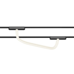DK5327-BK Светильник для трека Air, серия Ray 3000 со светодиодом, ?22*L1000MM, 48V DC, 12W, RA?90, 360°, 3000K, IP20, черный, алюминий