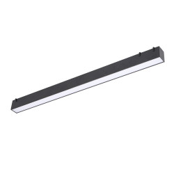 DK5576-BK Cветильник для трека-ремня Belty, серия Linear, со светодиодом, L642*W40*H45мм, 48V DC, 24W, RA90, 120°, 4000K, IP20, черный, алюминий